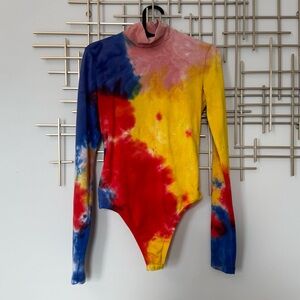 Cotton Citizen Brisbane Tie Dye Thong Bodysuit